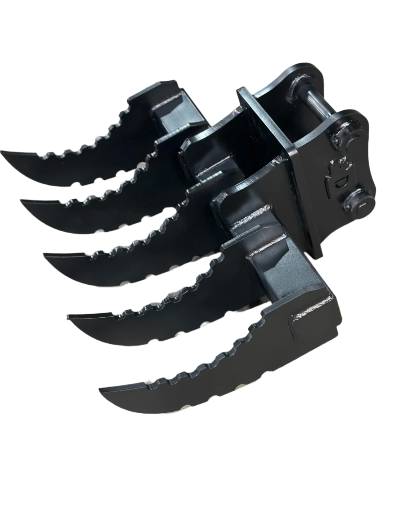 Excavator Land Clearing Rake - 1/2" Tines (1-4 Ton Machines)