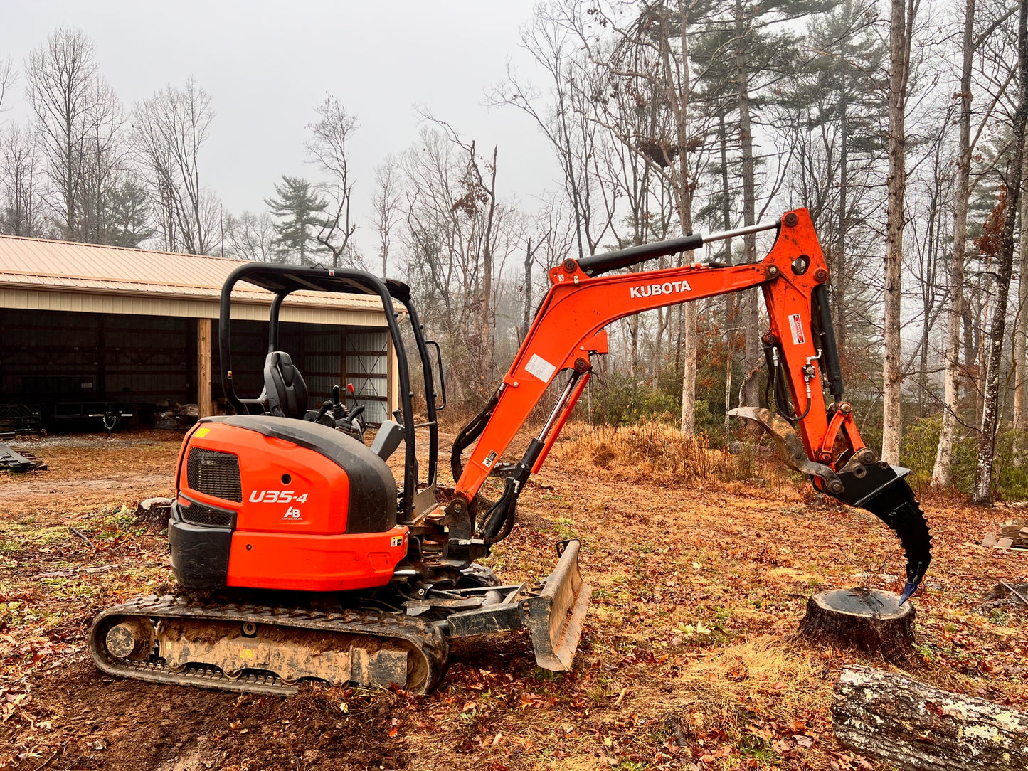 Kubota Root Ripper/Frost Ripper - KX040 | KX033 | KX71 | KX91 | KX121 | U35 | M62 - Quick Attach