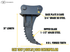 Heavy Duty Excavator Root Ripper/Frost Ripper - (6- 10 Ton Machines)-18