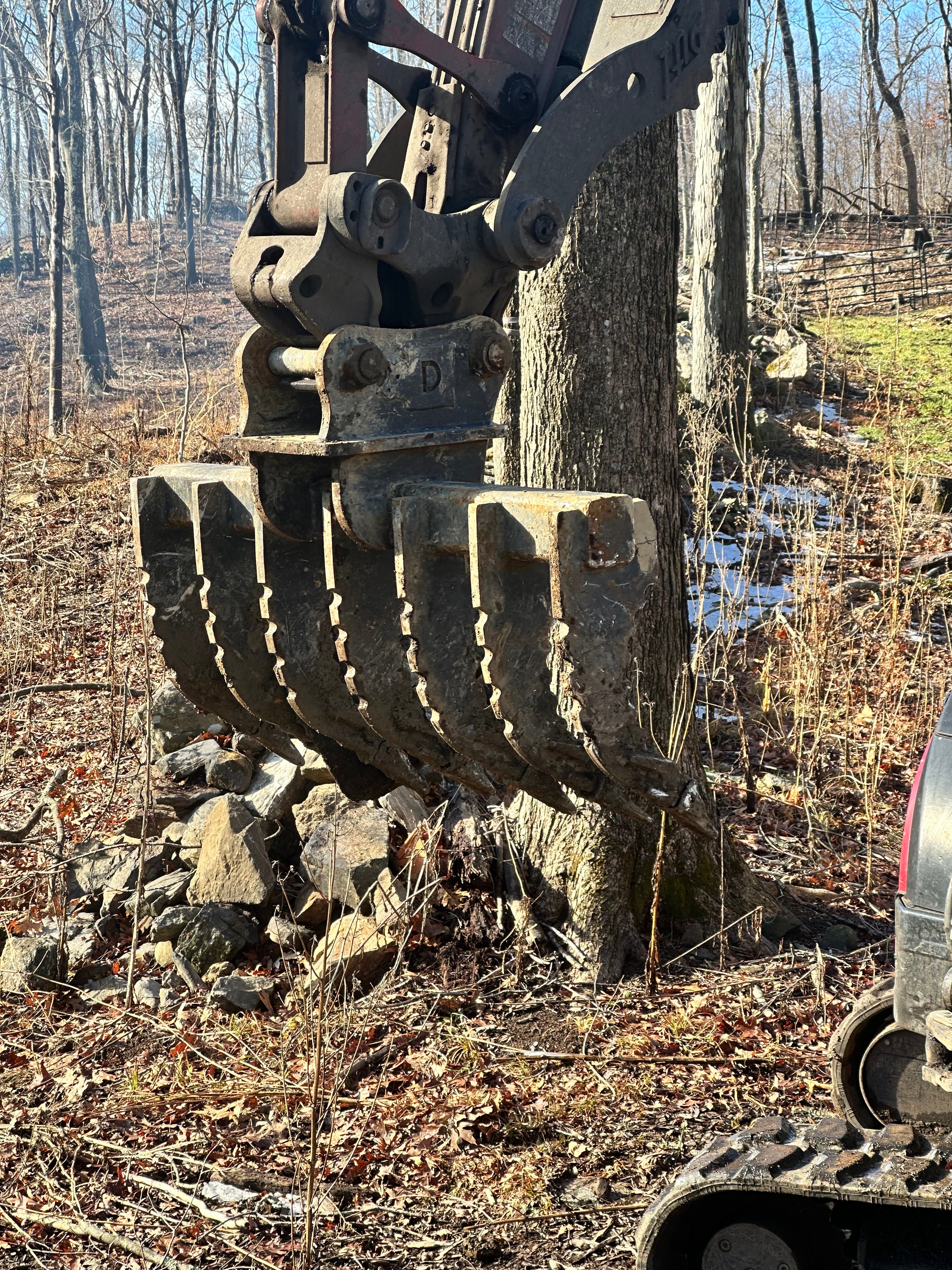 Yanmar Excavator Land Clearing Rake-7