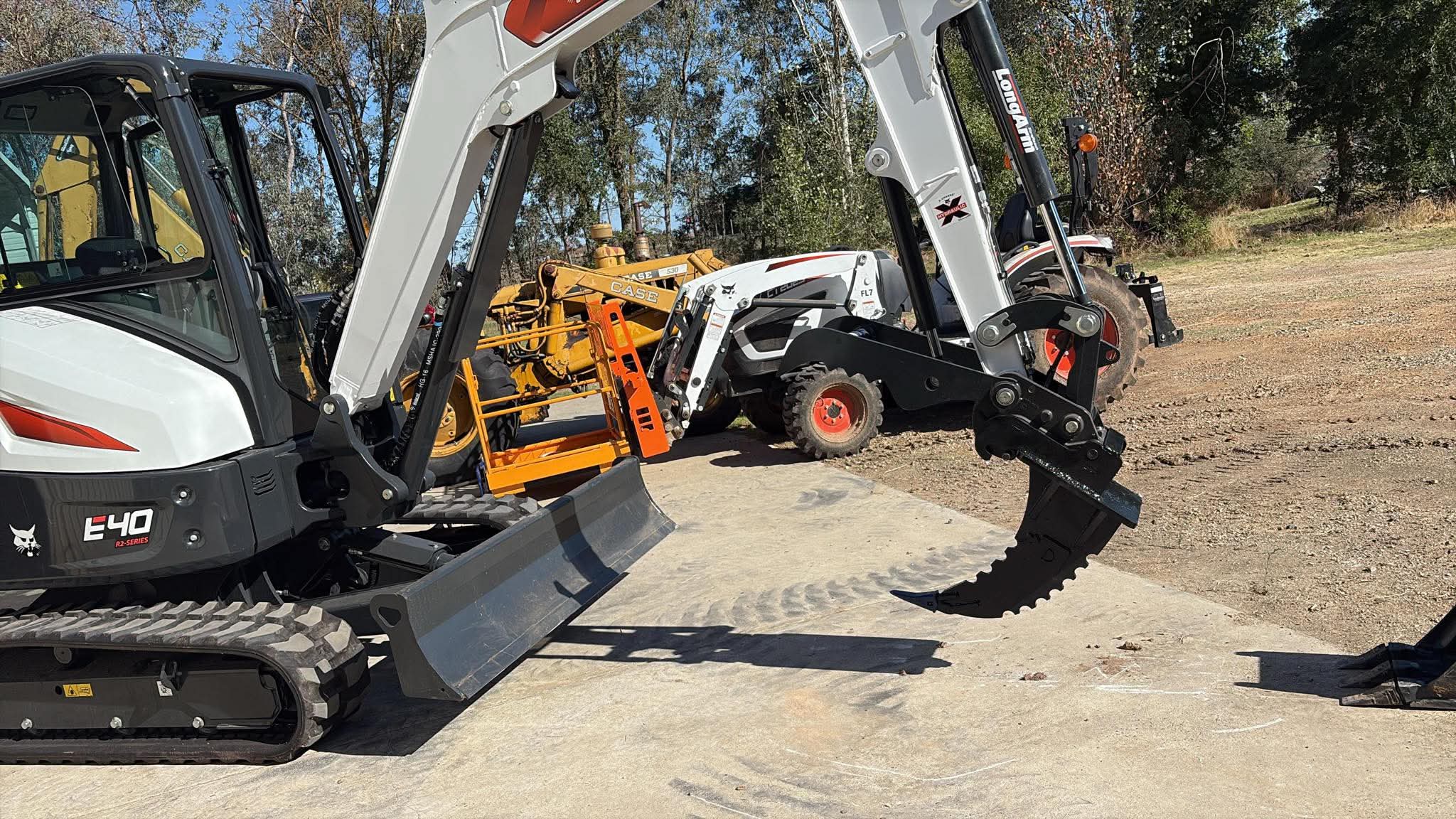 Root Ripper for Bobcat Excavator | Fits - X-Change Quick Attach Coupler E Series models-2