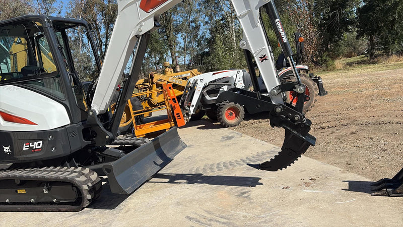 Root Ripper for Bobcat Excavator | Fits - X-Change Quick Attach Coupler E Series models-2