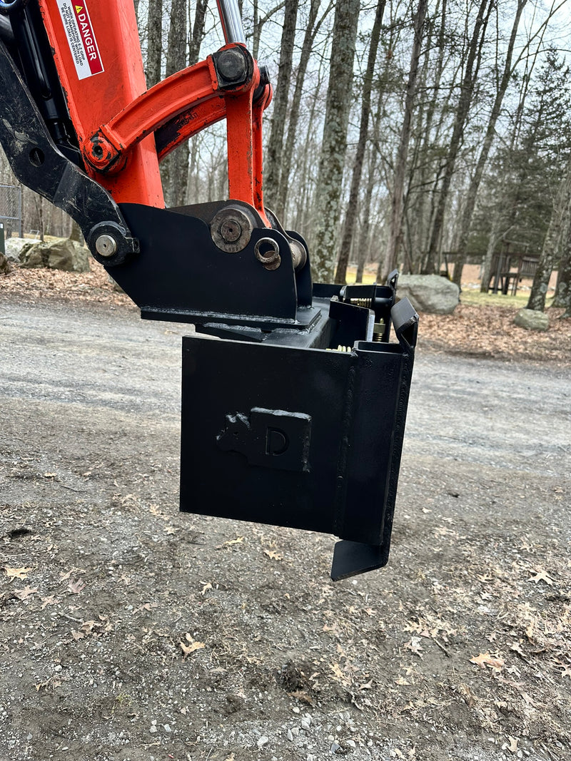 Excavator to Skid Steer Adapter For Kubota U45 | KX161 Quick Attach-4