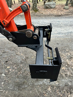 Excavator to Skid Steer Adapter For Kubota U45 | KX161 Quick Attach-1