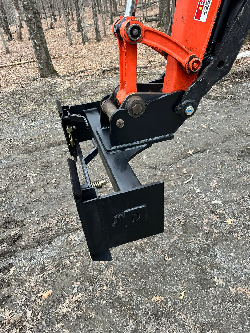 Excavator to Skid Steer Adapter For Kubota KX057 | KX191 | U55 | U48 Quick Attach-6