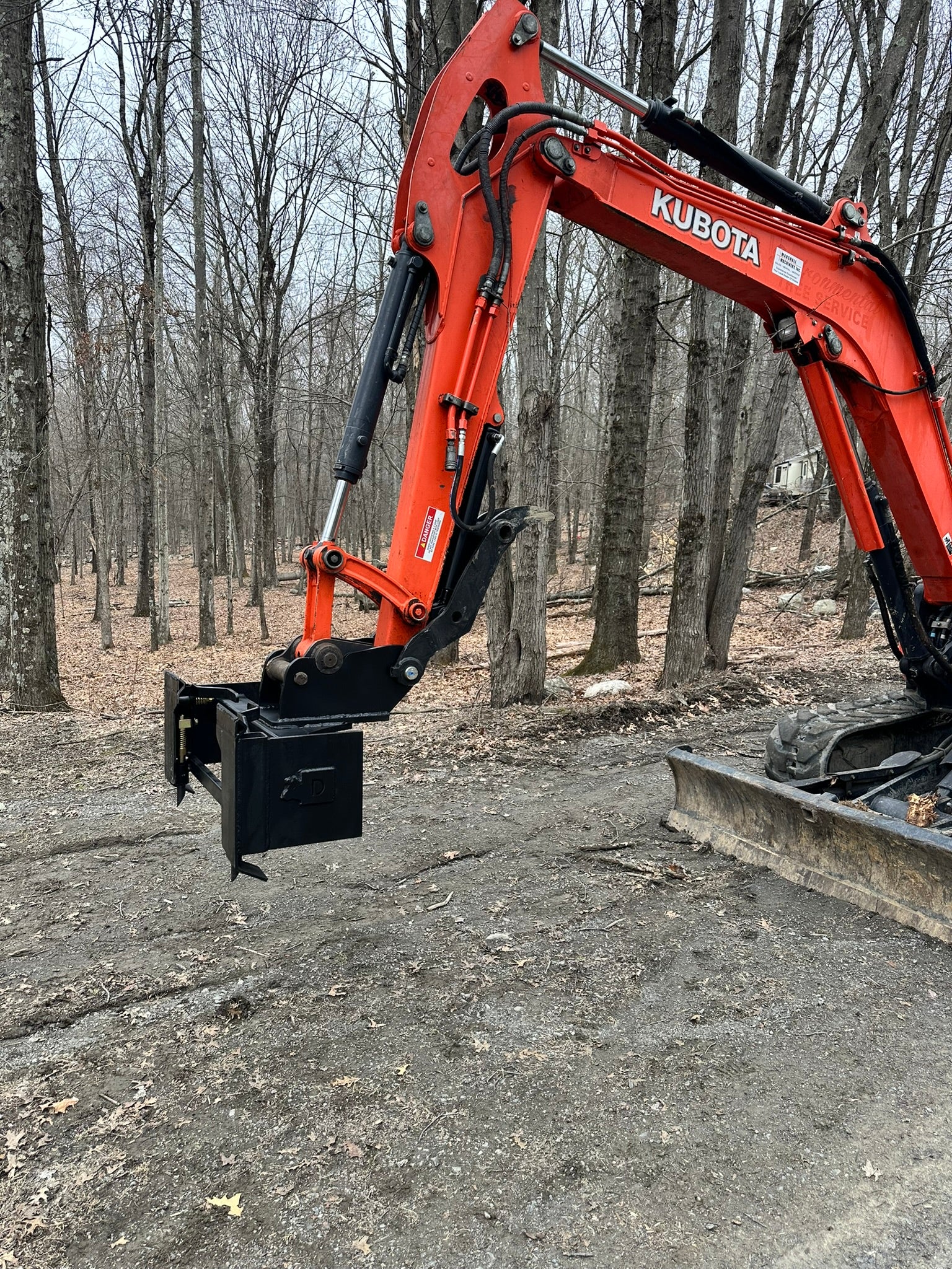Excavator to Skid Steer Adapter For Kubota U45 | KX161 Quick Attach-6