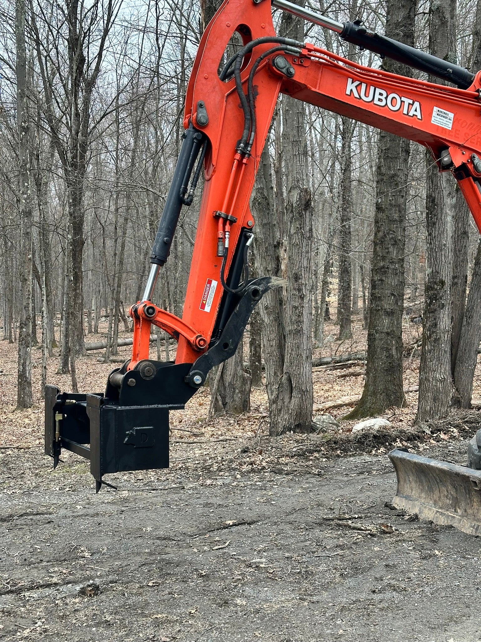 Excavator to Skid Steer Adapter For Kubota U45 | KX161 Quick Attach-7