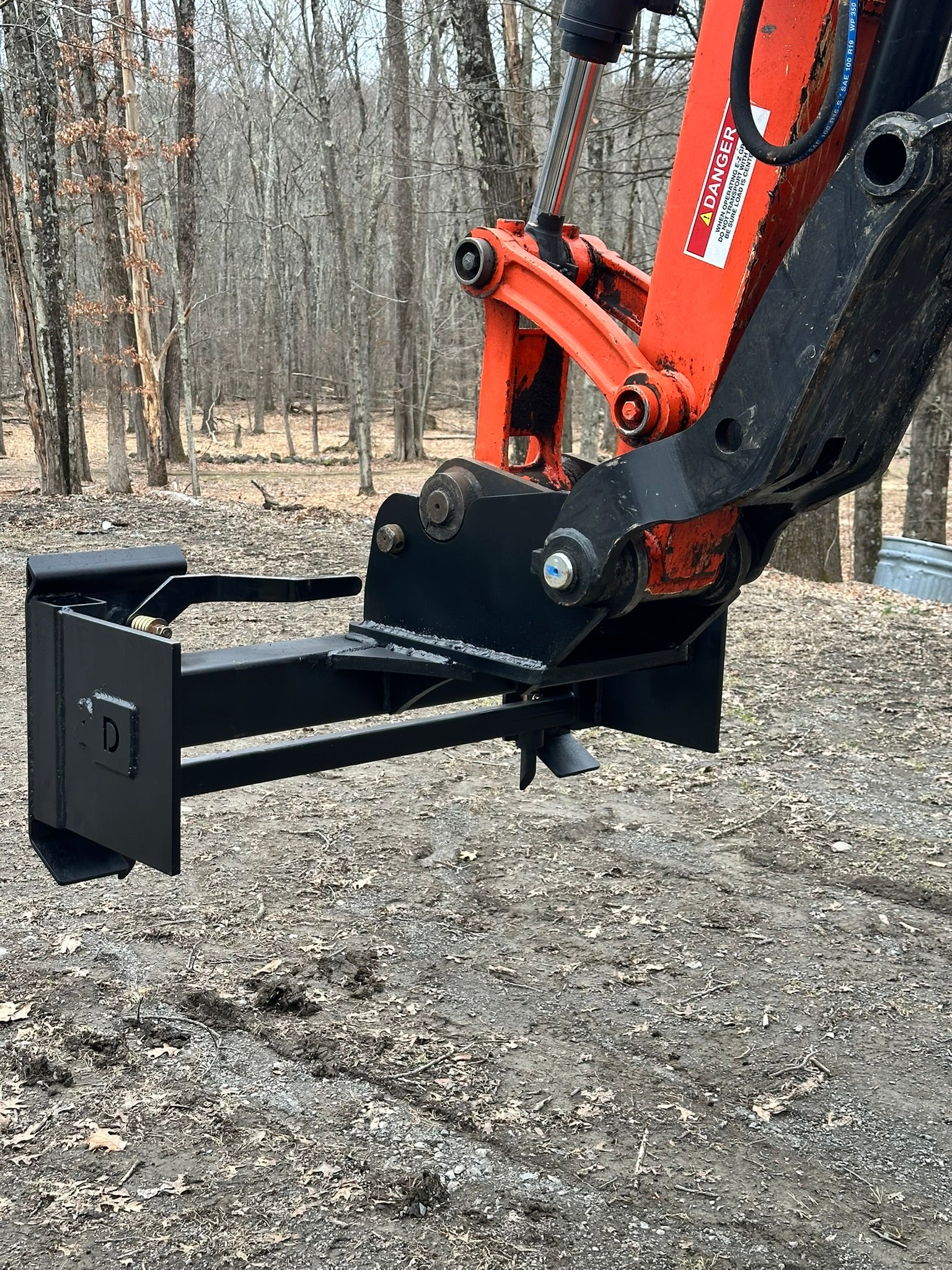 Excavator to Skid Steer Adapter For Kubota U45 | KX161 Quick Attach-8