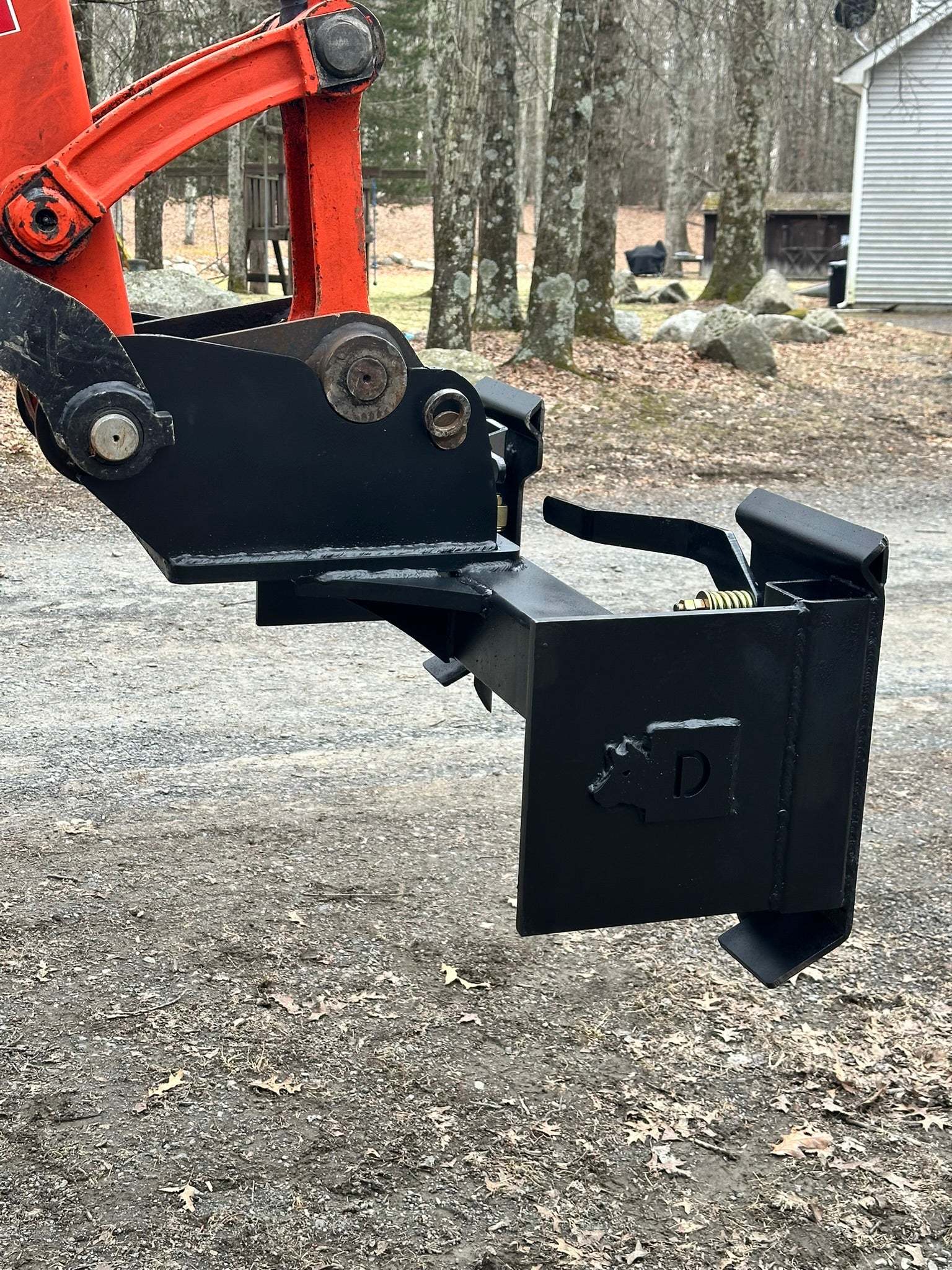 Excavator to Skid Steer Adapter For Kubota U45 | KX161 Quick Attach-9