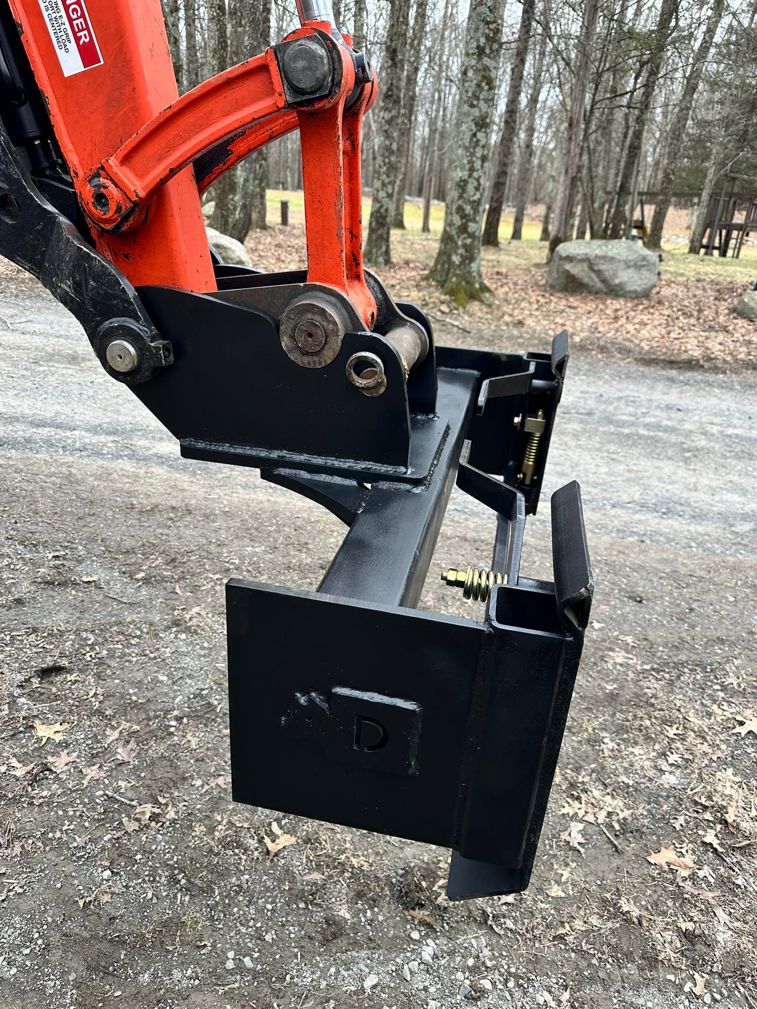 Excavator to Skid Steer Adapter For Kubota U45 | KX161 Quick Attach-10