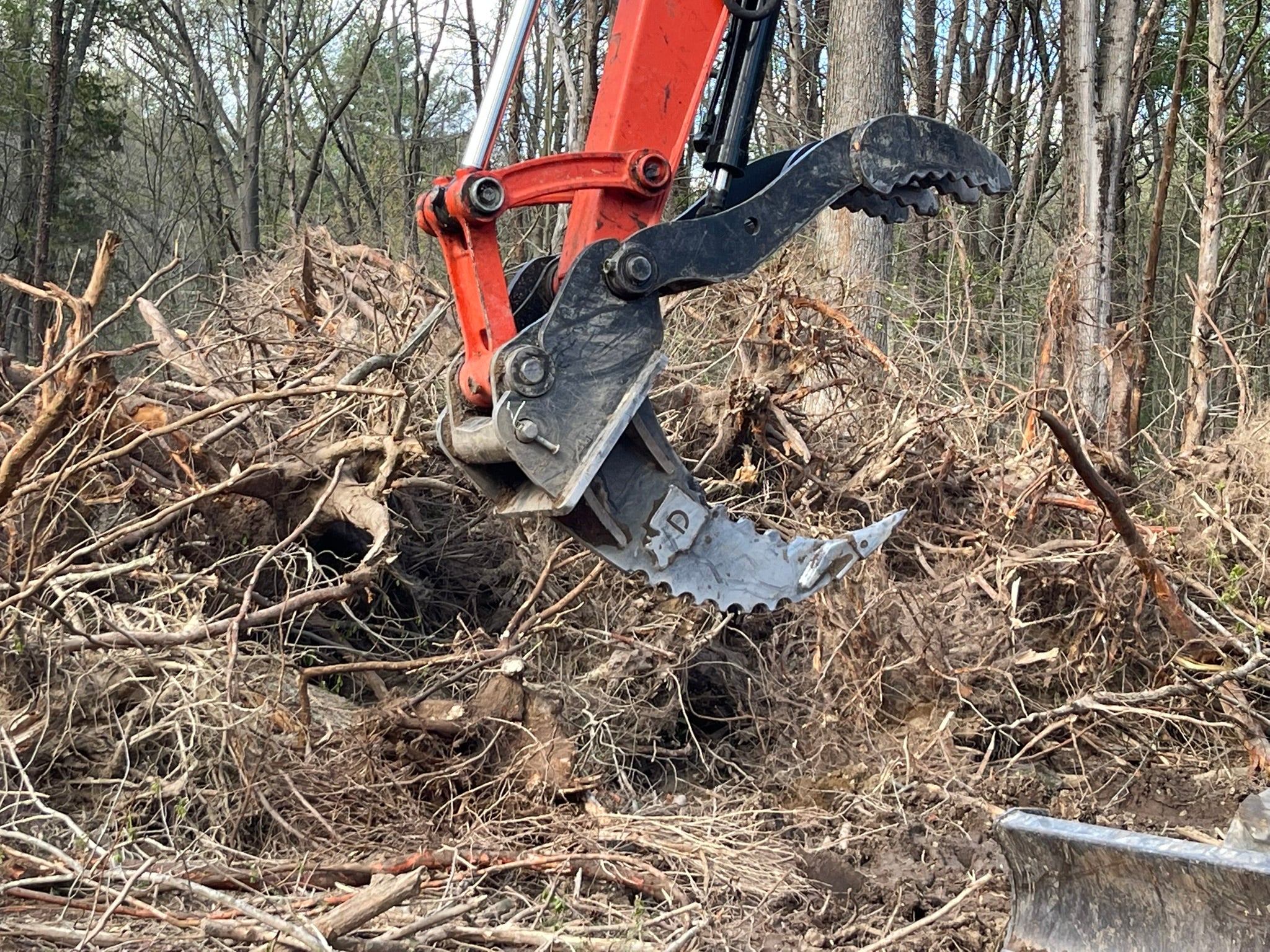 Root Ripper for Kubota Excavator | Fits - KX057, U55, U48, KX191 Quick Attach