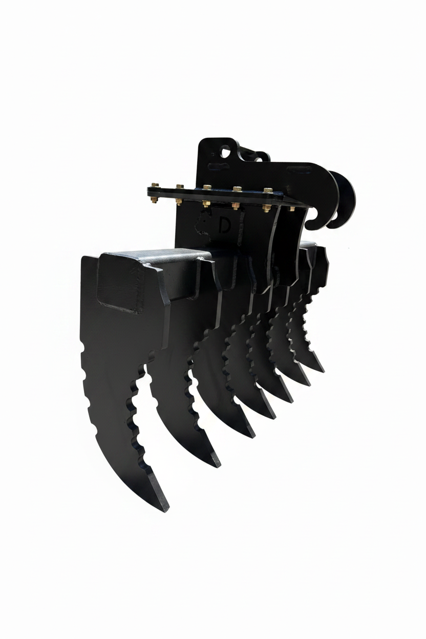 Bobcat Excavator Land Clearing Rake-2