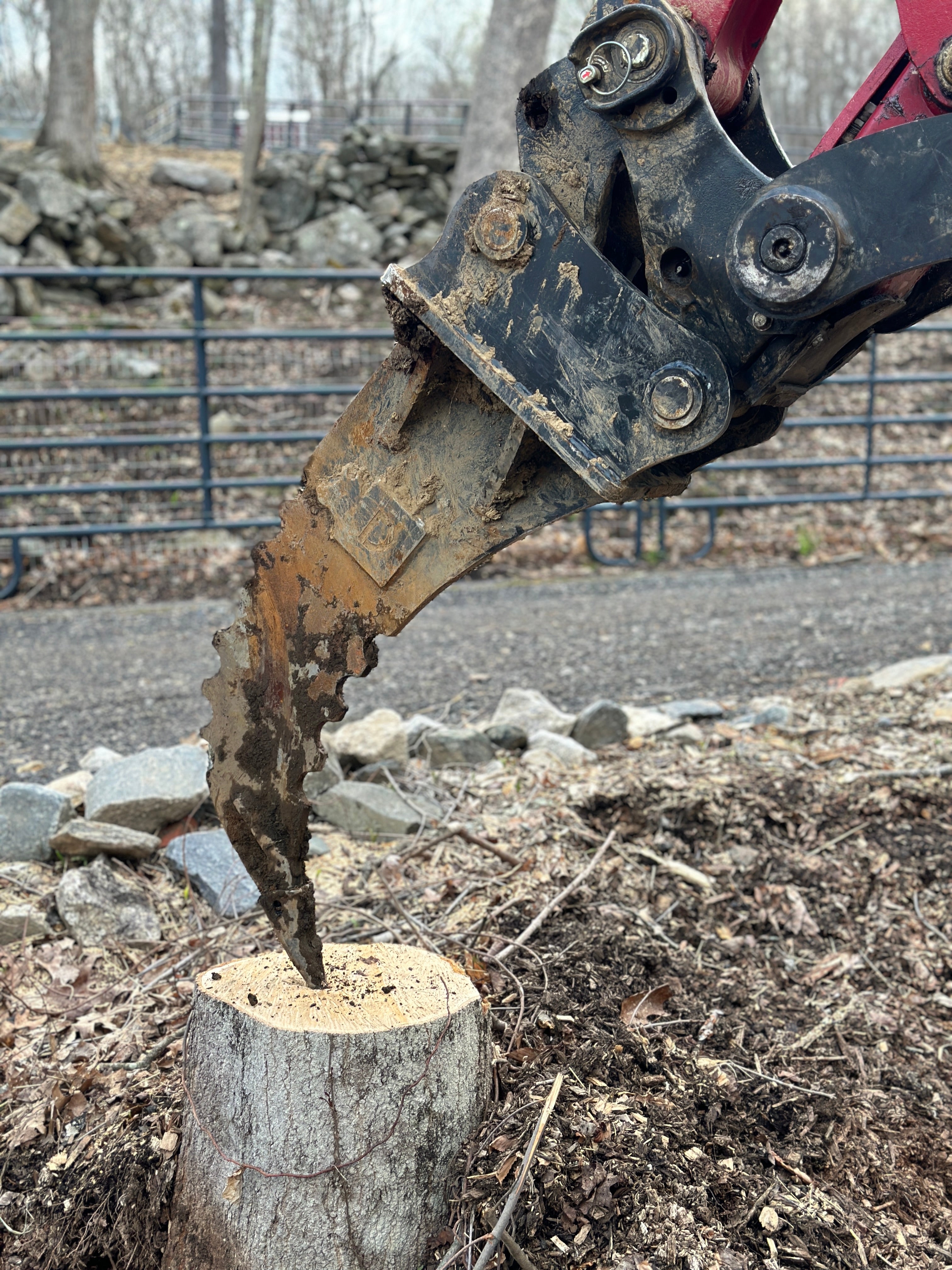 Root Ripper for Yanmar Vio 55 Excavator for stump removal