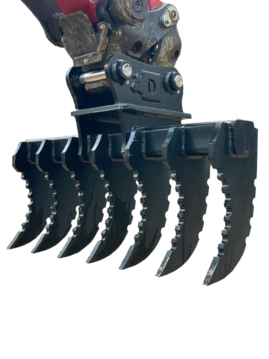 Machine Land Clearing Rake D Attachments - leading provider of excavator attachments